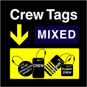 Crew Tags Mixed