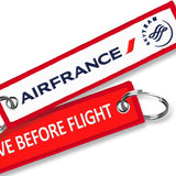 Air France Remove Before Flight Tag