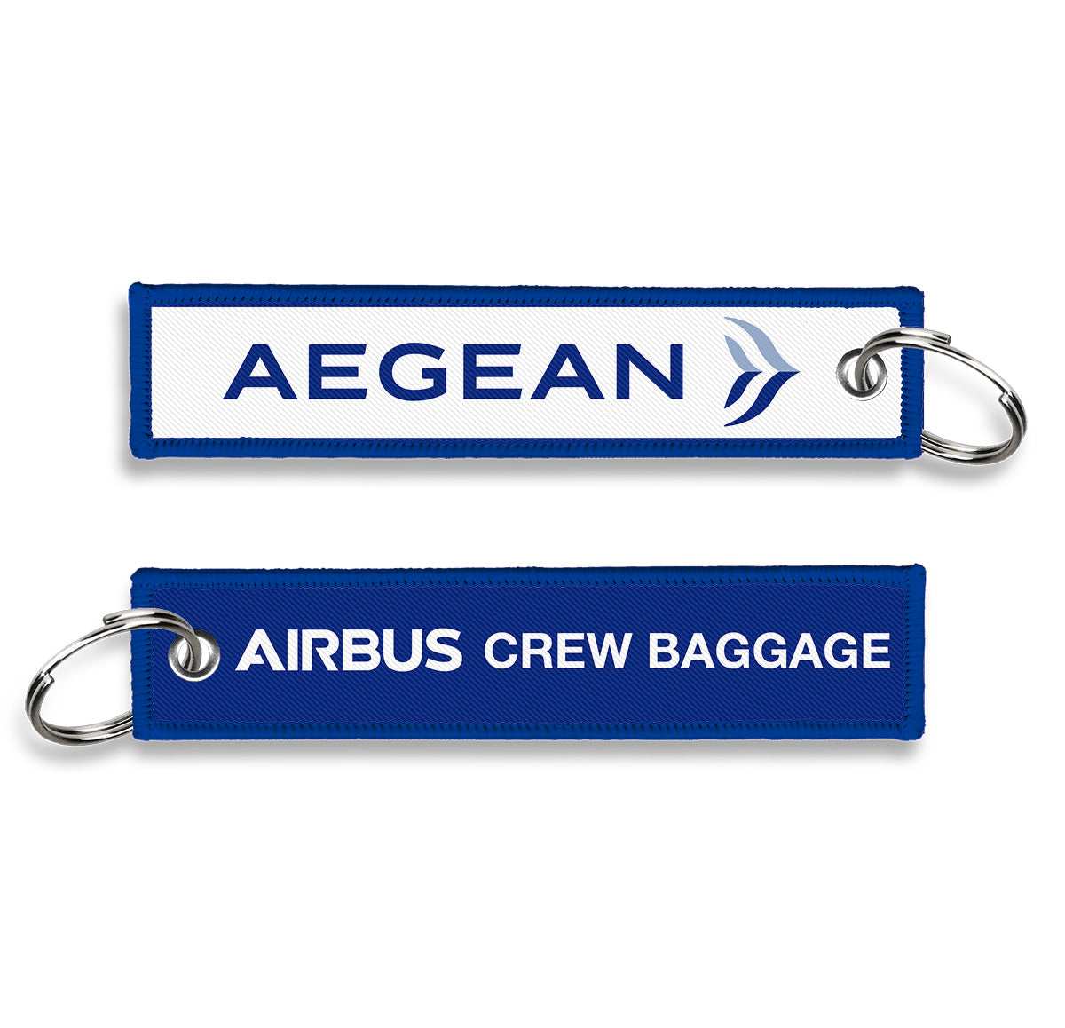 Aegean Airlines Crew Baggage Embroidered Tag