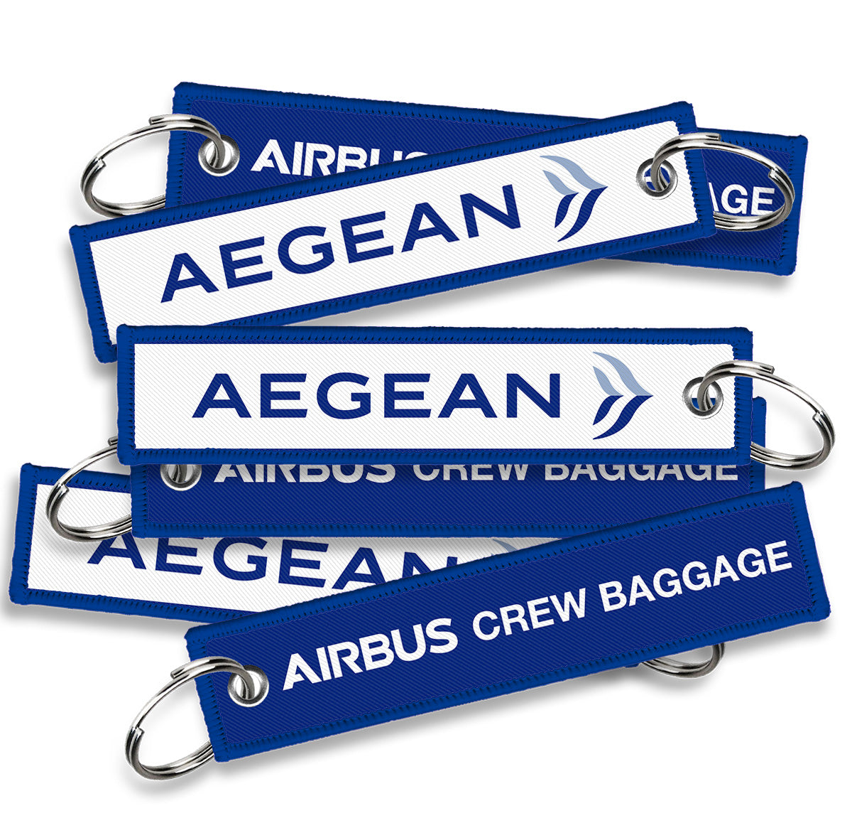 Aegean Airlines Crew Baggage Embroidered Tag