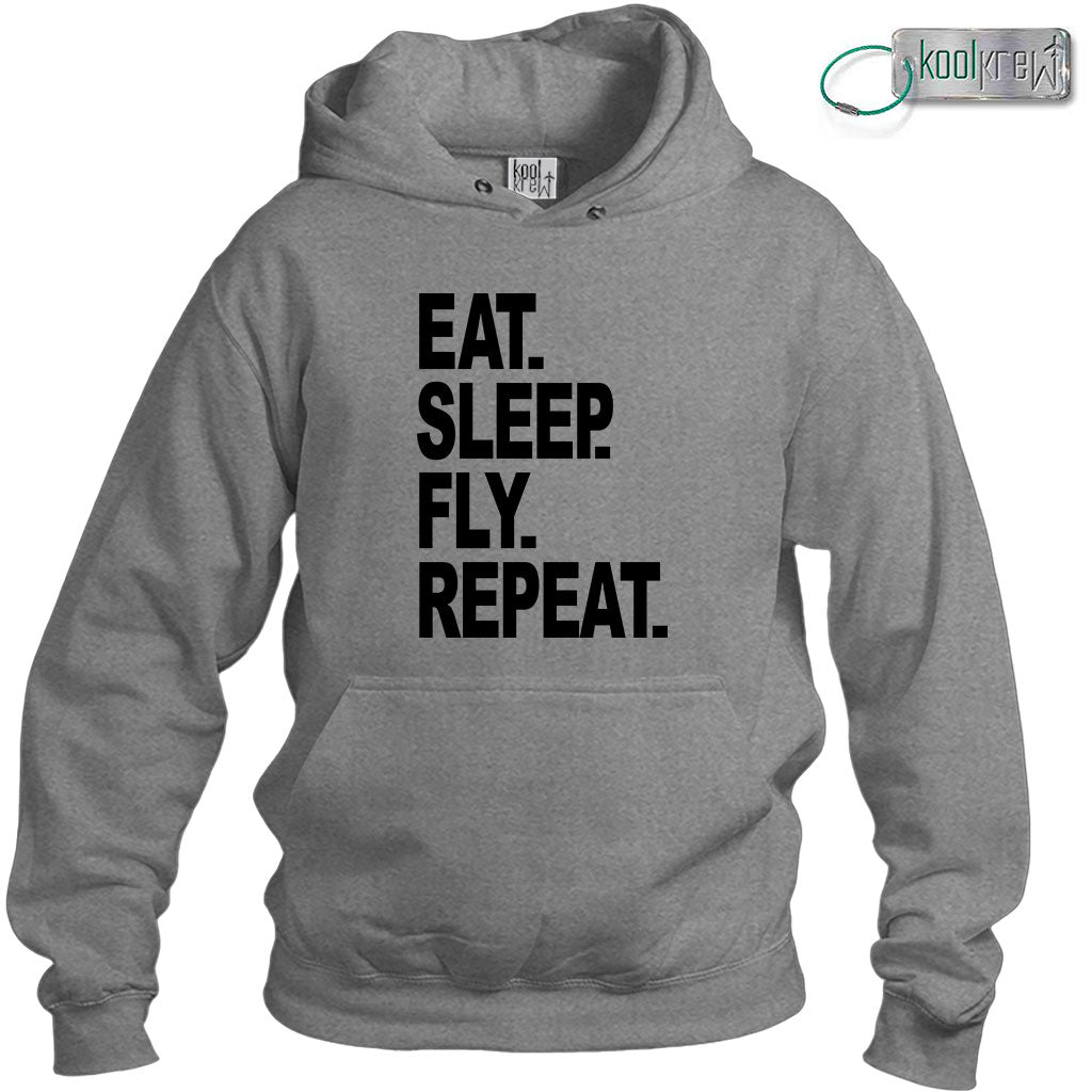 Eat Sleep Fly Repeat Hoodie