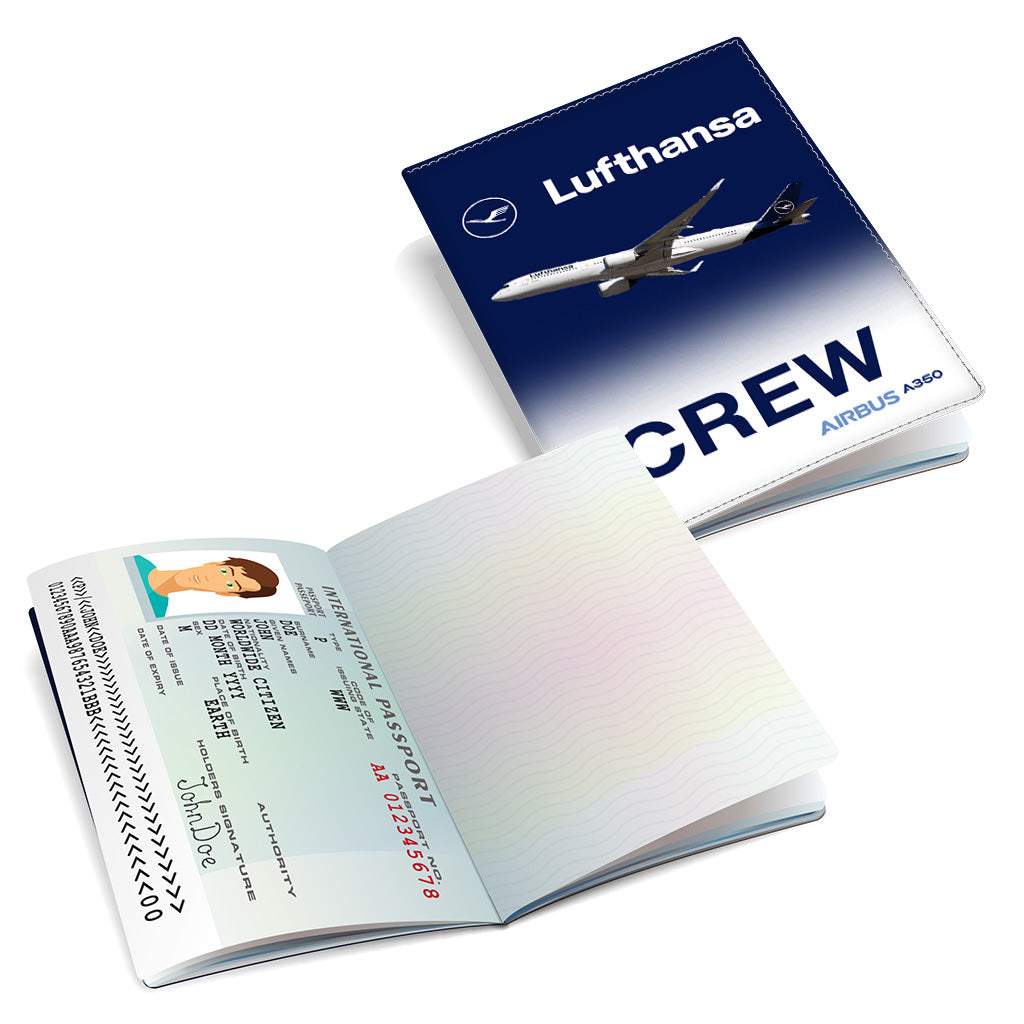 Lufthansa A350 Passport Cover