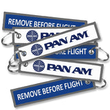 Pan Am Remove Before Flight Tag