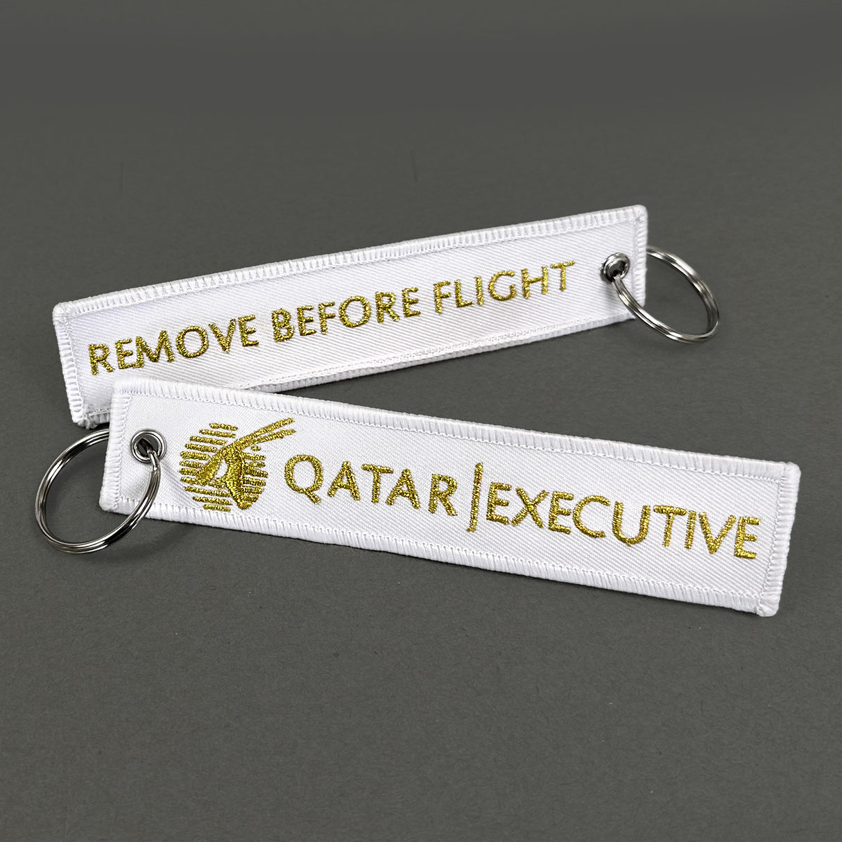 Qatar Executive-Remove Before Flight Keychain