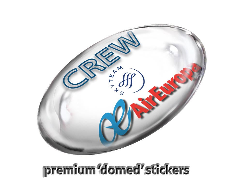 Air Europa Logo Stickers-WHITE