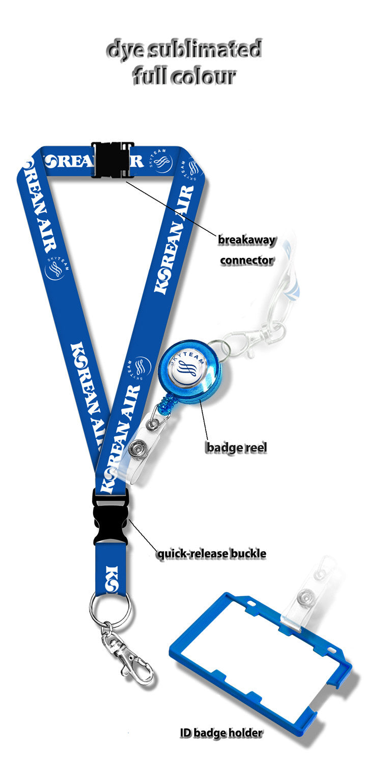 Korean Air Logo Lanyard