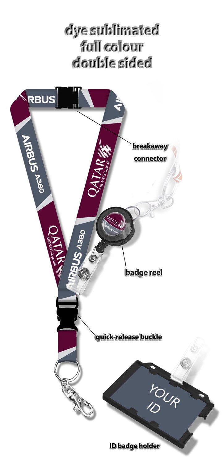 Qatar Airways A380 Lanyard