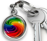 Round (Metal) Keyrings-Design Your Own