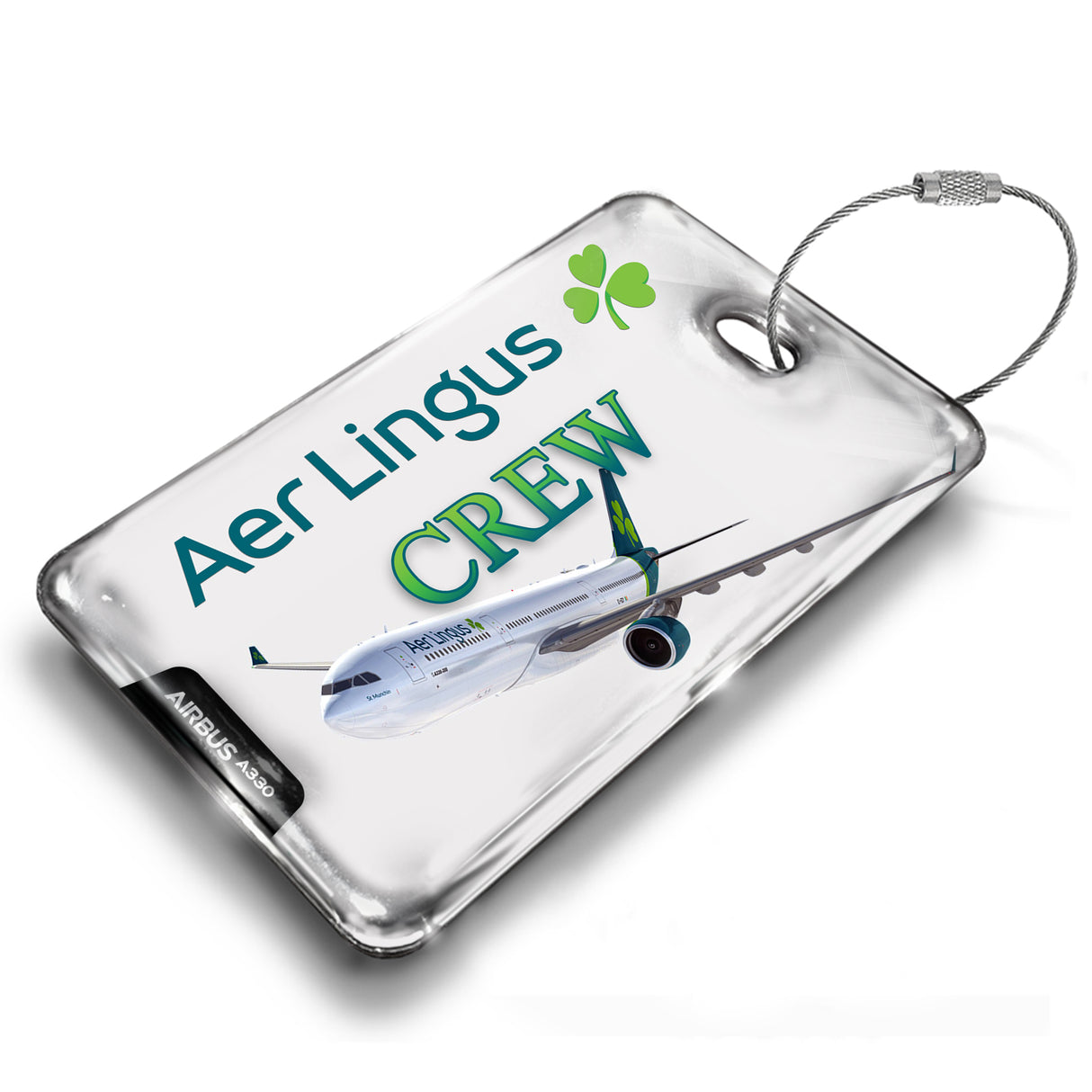 Aer Lingus A330 White Luggage Tag