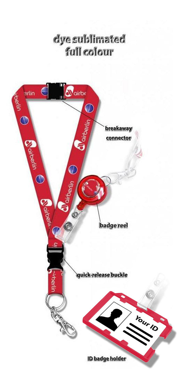 Air Berlin Logo Lanyard Set