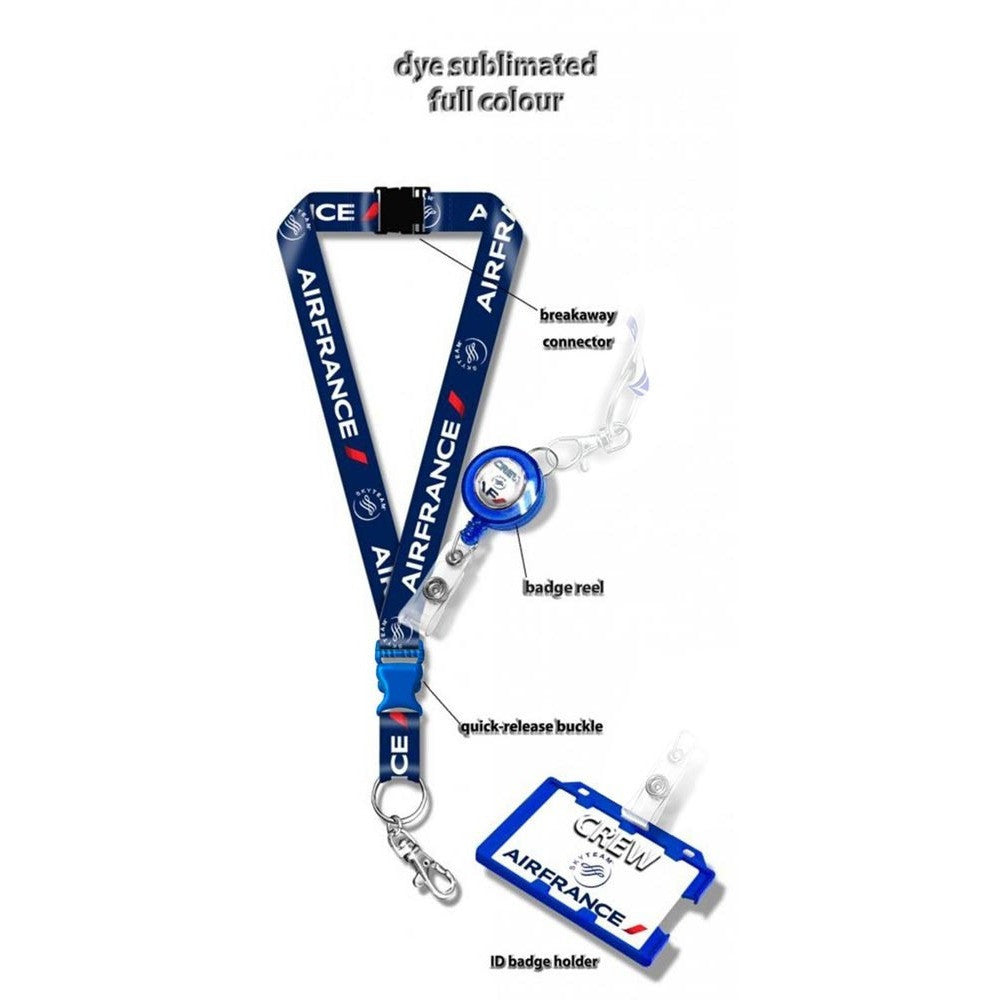 Air France Logo BLUE Lanyard