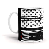 American Flag Runway Mug