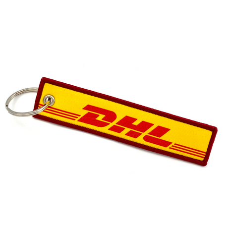 DHL-Flight Crew Woven Keyring