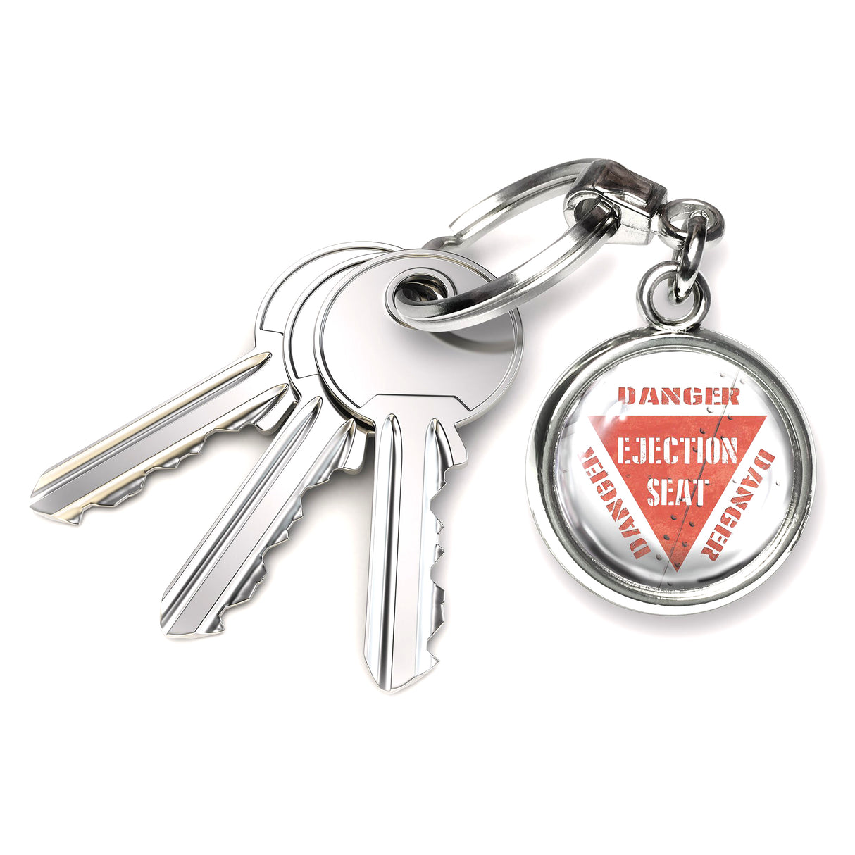 Ejection Seat Round Keyring