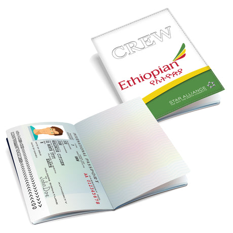 Ethiopian Airlines Logo Passport Cover