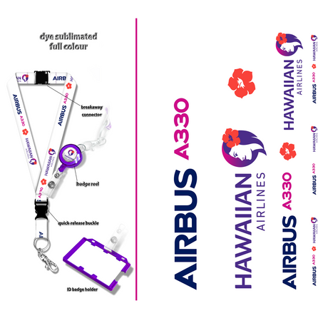 Hawaiian Airlines A330 Lanyard