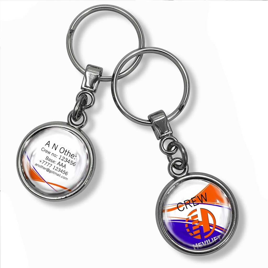 Hevilift Logo Metal Keyring