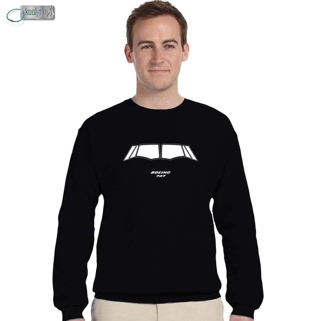 B747 Cockpit Sweatshirt