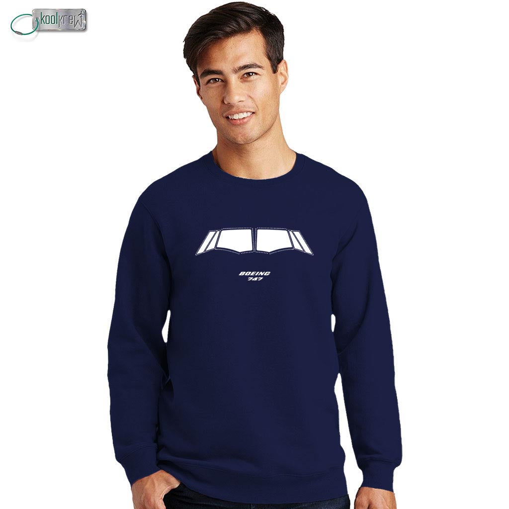 B747 Cockpit Sweatshirt