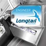 Longtail Aviation Logo Blue