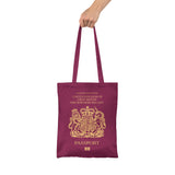 Passport Theme Canvas Bag