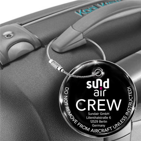 Sundair A320 Luggage Tag