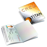 Titan Airways Logo Passport Cover