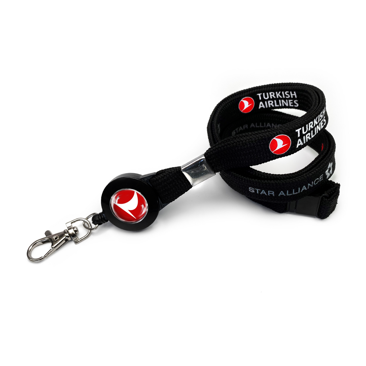 Turkish Airlines Logo Tubular Lanyard