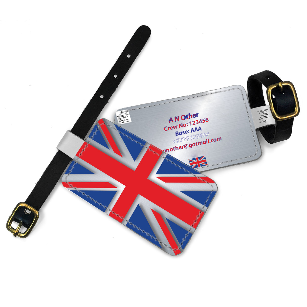 UK-Union Jack Flag - SILVER