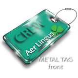 Aer Lingus Landscape GREEN Luggage Tag