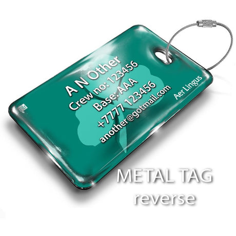 Aer Lingus Logo Shamrock Luggage Tag