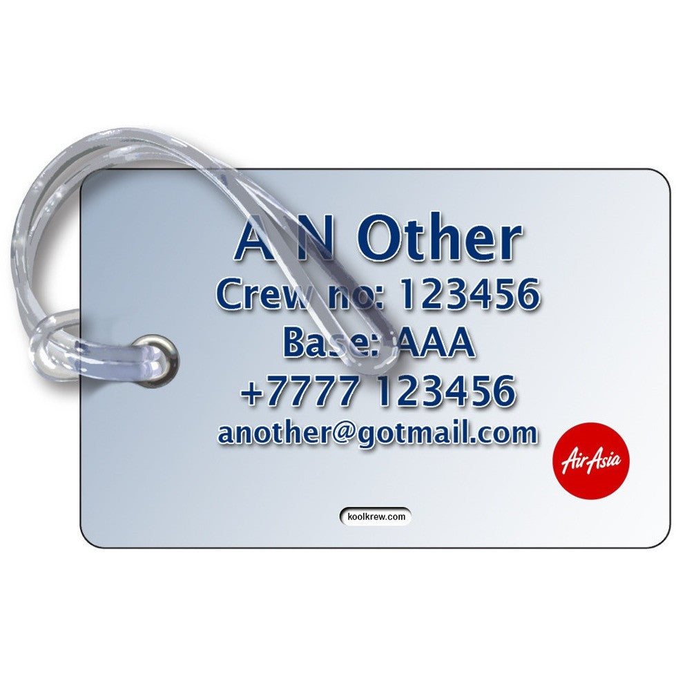 Air Asia A320 Luggage Tag