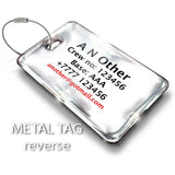 Air Asia Landscape White Luggage Tag