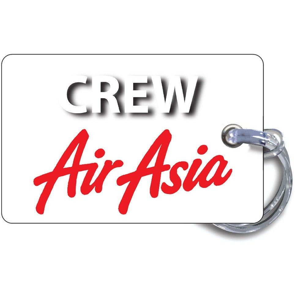 Air Asia Landscape White Luggage Tag