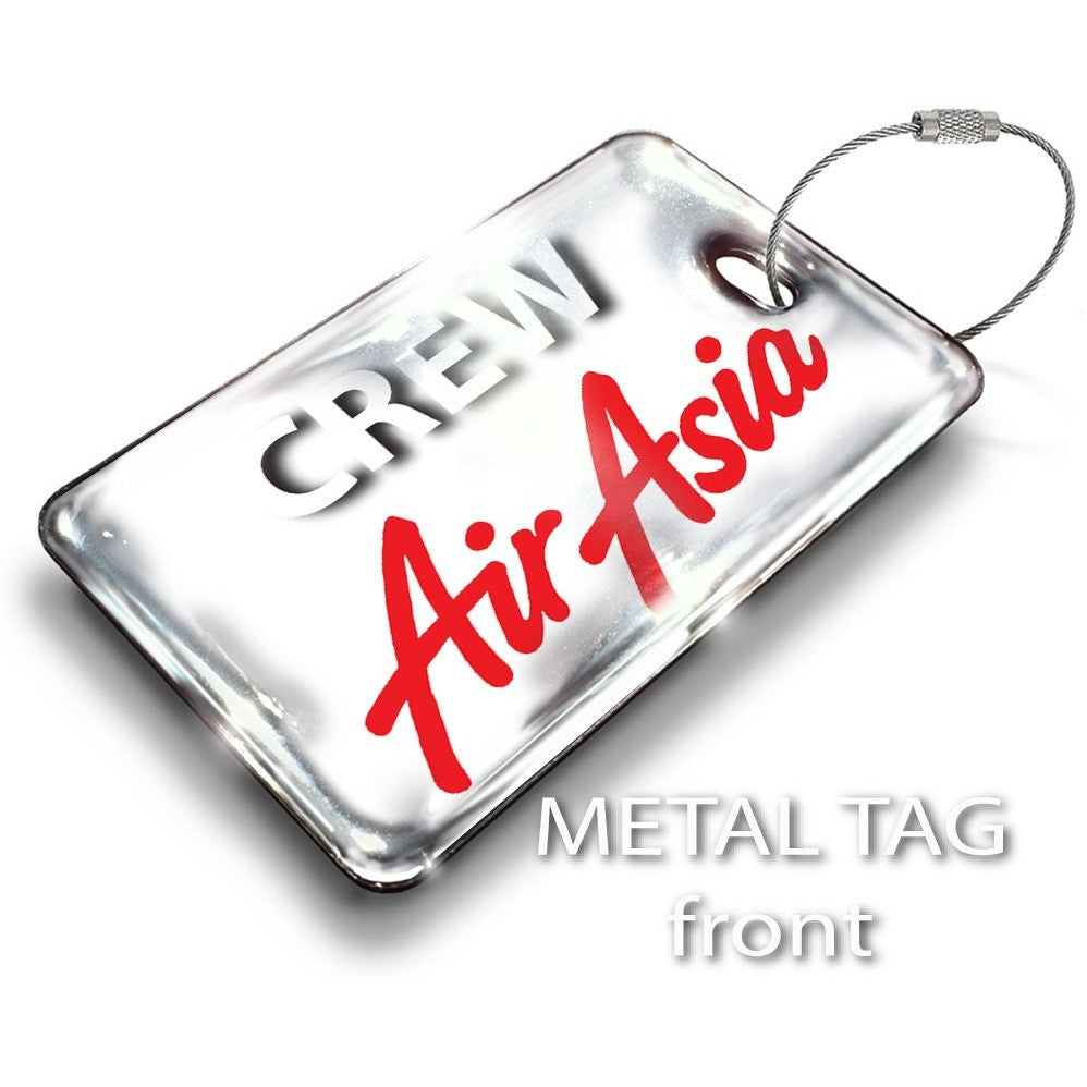 Air Asia Landscape White Luggage Tag