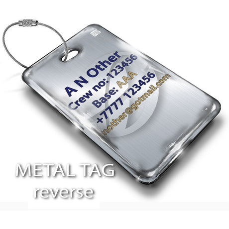 Air Atlanta Portrait Luggage Tag