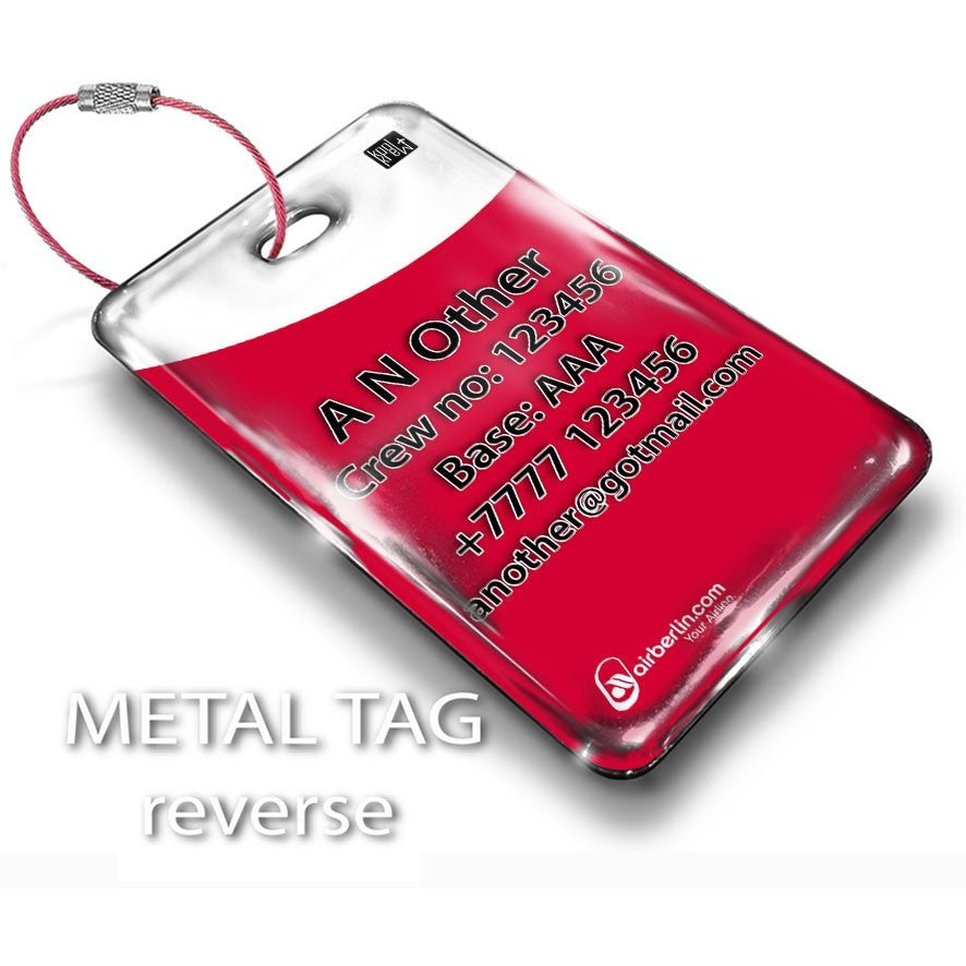 Air Berlin A330 Portrait Luggage Tag