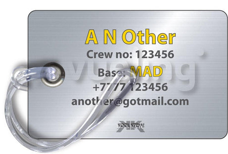 Crew Tag-Yellow/Grey