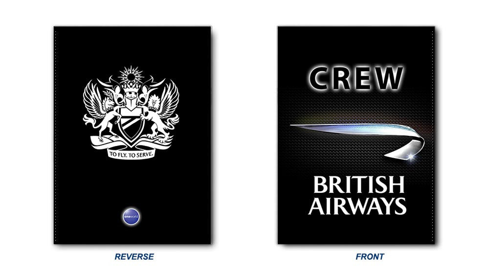 BA Black CREW-Passport Cover