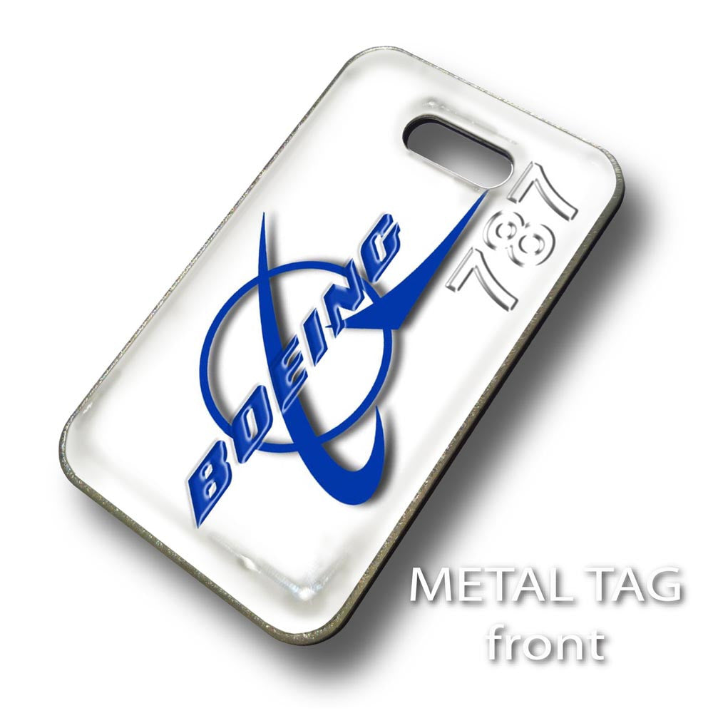 Boeing 787 Logo Luggage Tag