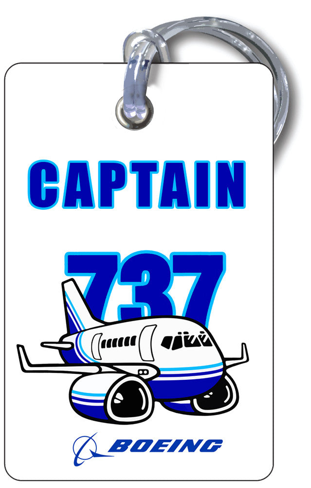 Boeing B737 Pudgy Tag luggage tag