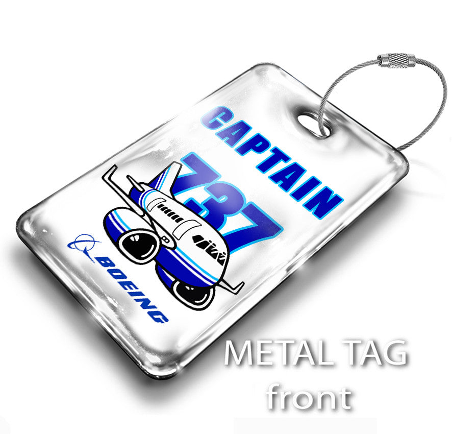 Boeing B737 Pudgy Tag luggage tag