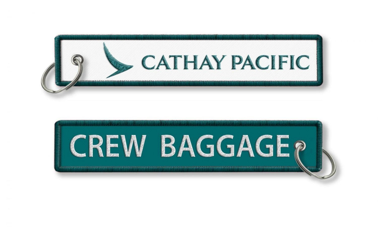 Cathay Pacific-Crew Baggage Embroidered Keyring