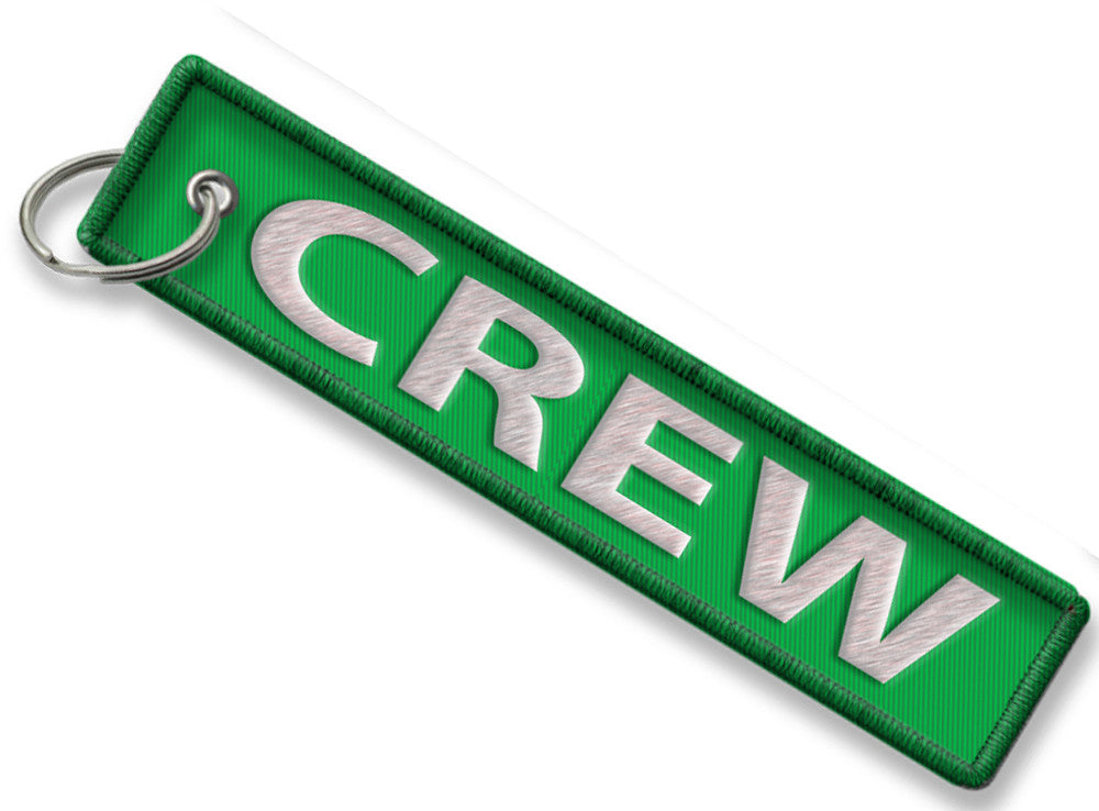 CREW-BagTag-LIGHT GREEN