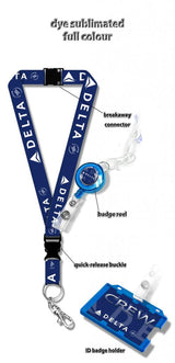 Delta Airlines Logo Lanyard