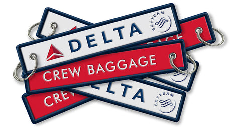 Delta-Crew Baggage Keychain