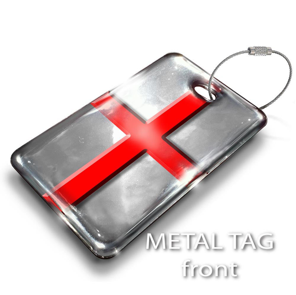 England Flag-SILVER