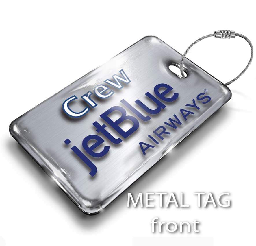 JetBlue Landscape Steel Effect Front (Old Logo)