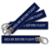 KISS ME BEFORE FLIGHT-(BUCKLE)Blue