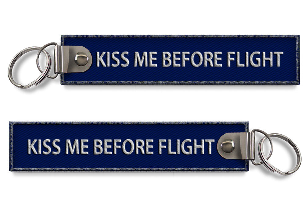 KISS ME BEFORE FLIGHT-(BUCKLE)Blue